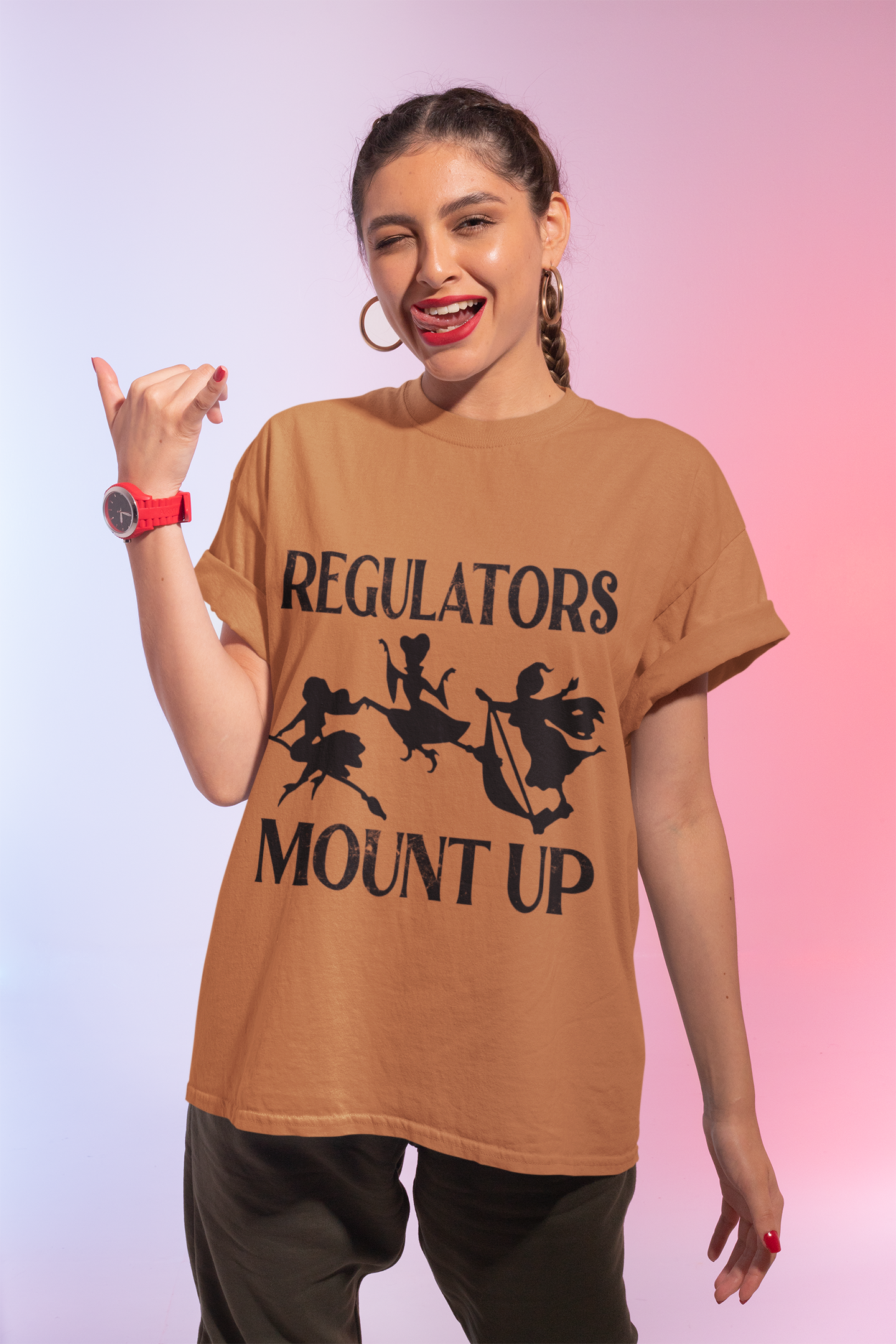 Regulators Mount Up Cotton Tee, Retro Graphic Shirt, Casual Unisex Tee, Fun Gift for Friends, Music and Arts Enthusiasts