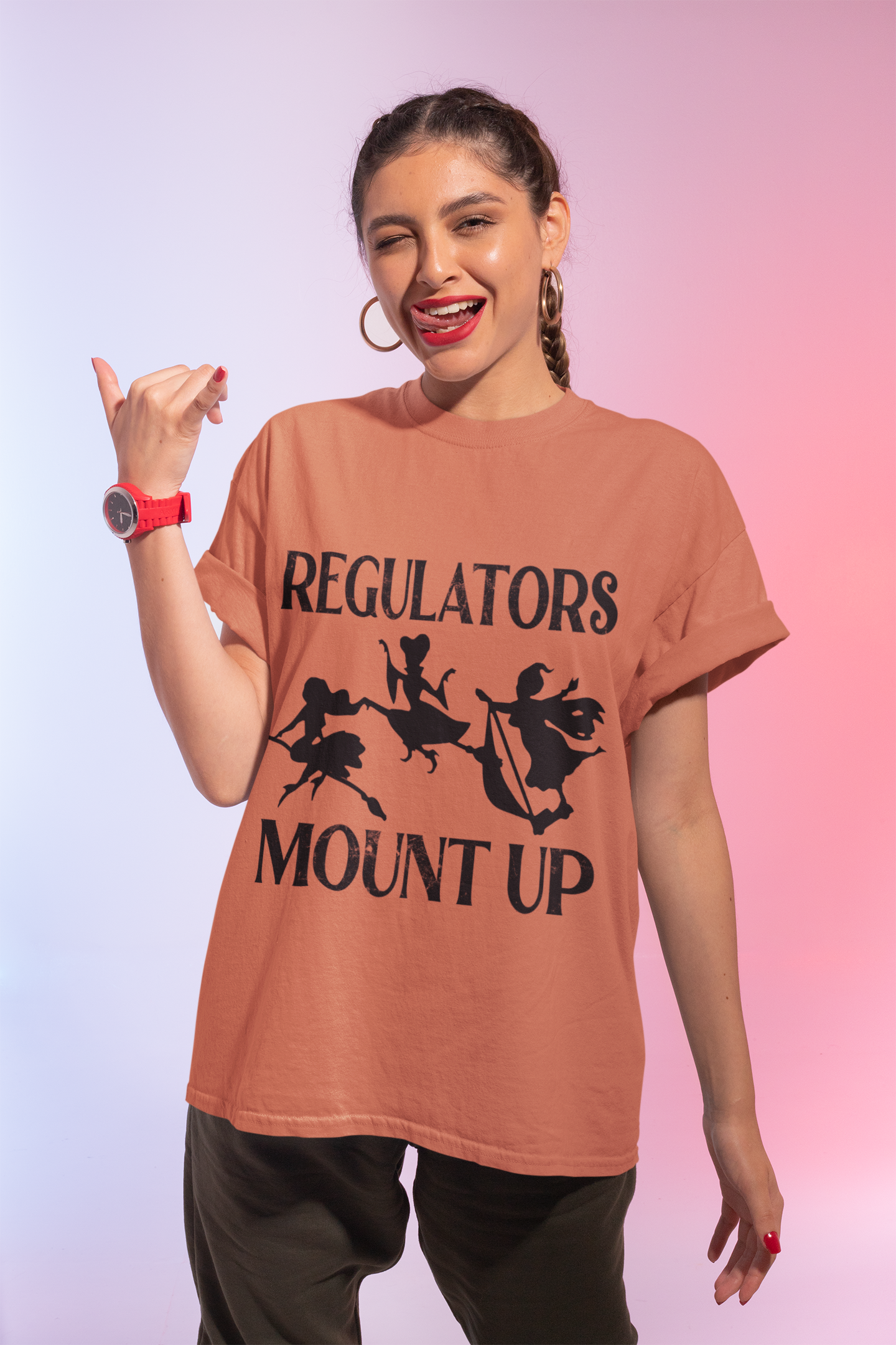 Regulators Mount Up Cotton Tee, Retro Graphic Shirt, Casual Unisex Tee, Fun Gift for Friends, Music and Arts Enthusiasts