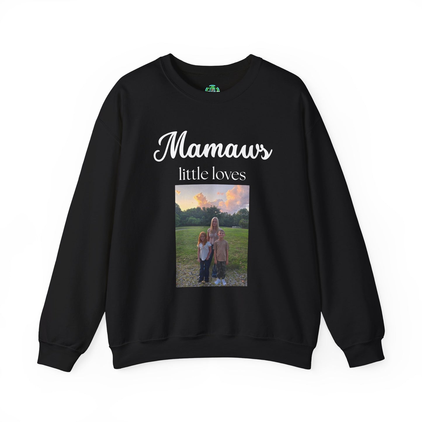 Mamaw Sweatshirt - "Mamaw's Little Loves" Personalized Photo Grandma Gift