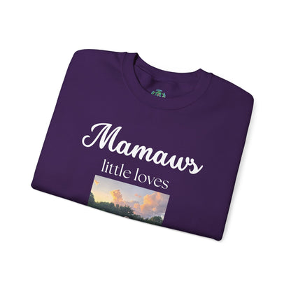 Mamaw Sweatshirt - "Mamaw's Little Loves" Personalized Photo Grandma Gift