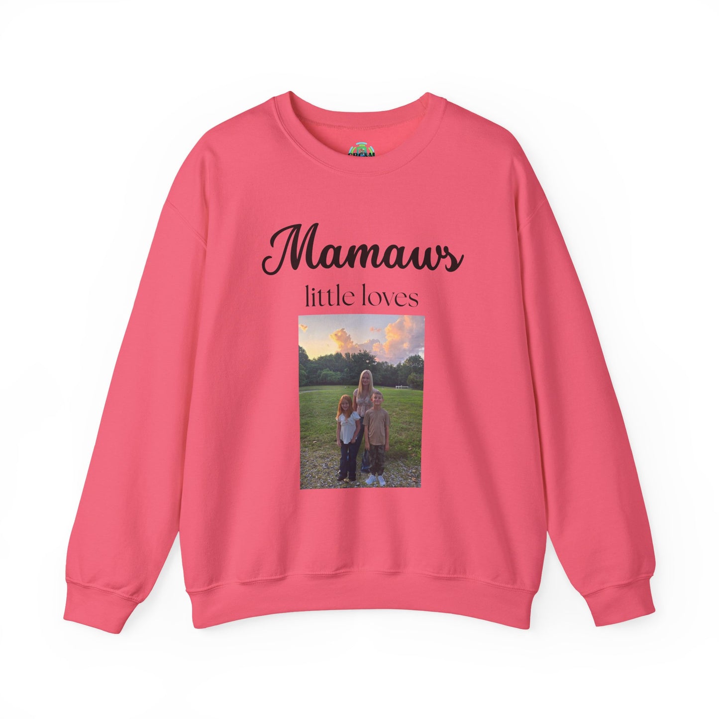 Mamaw Sweatshirt - "Mamaw's Little Loves" Personalized Photo Grandma Gift