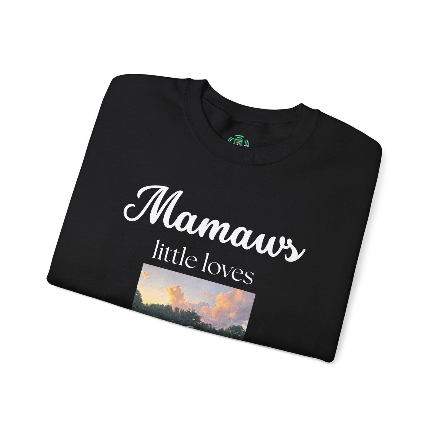 Mamaw Sweatshirt - "Mamaw's Little Loves" Personalized Photo Grandma Gift