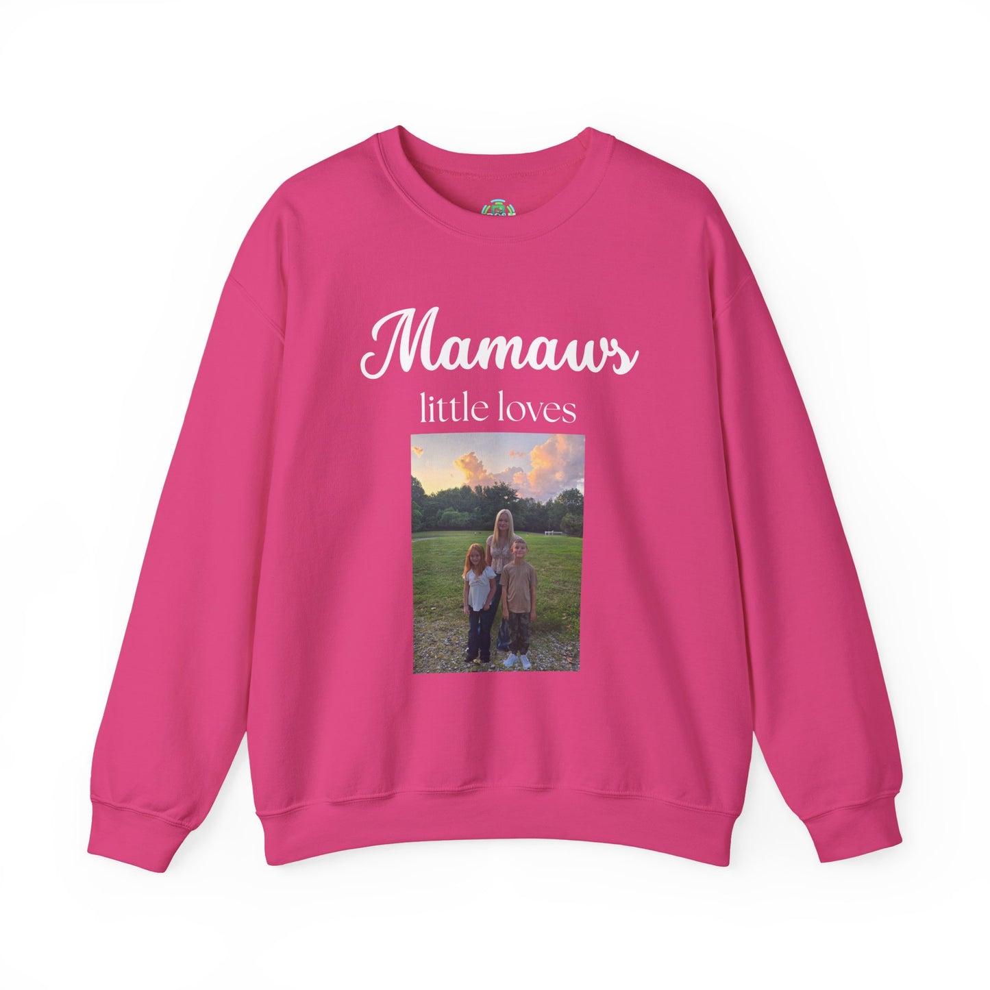 Mamaw Sweatshirt - "Mamaw's Little Loves" Personalized Photo Grandma Gift